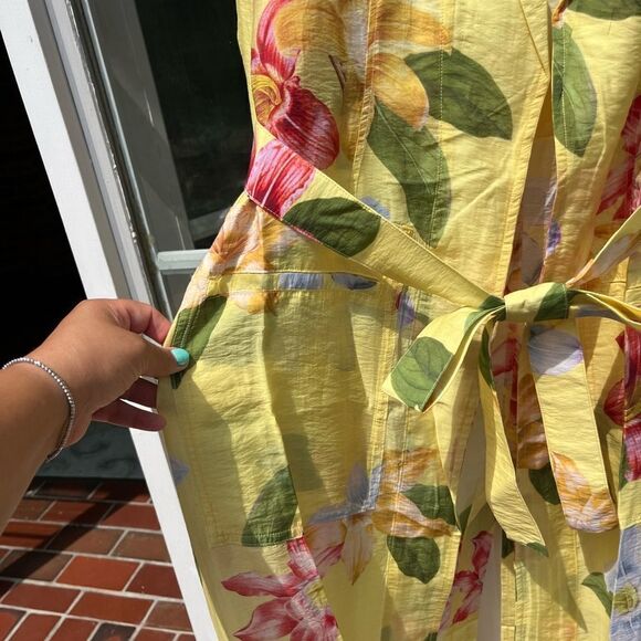 Anthropologie Maeve Sheer Printed Trench Coat NWT - Picture 11 of 14